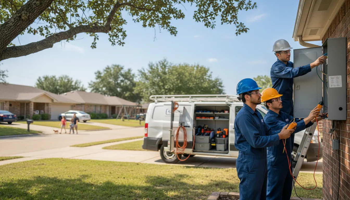 Certified electrician providing emergency electrical services in Saint Charles, MN